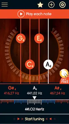 Master Ukulele Tuner android App screenshot 0