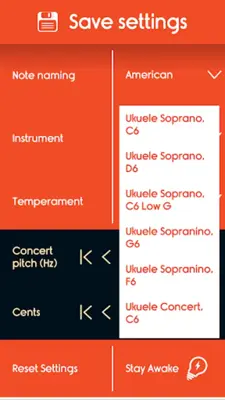 Master Ukulele Tuner android App screenshot 2